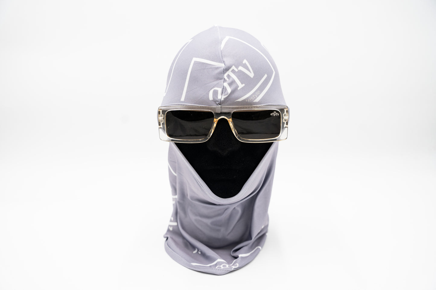 GREY/WHITE SKII MASK